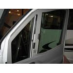 Side window blind found on the 2008 Itasca Navion, shown in open position